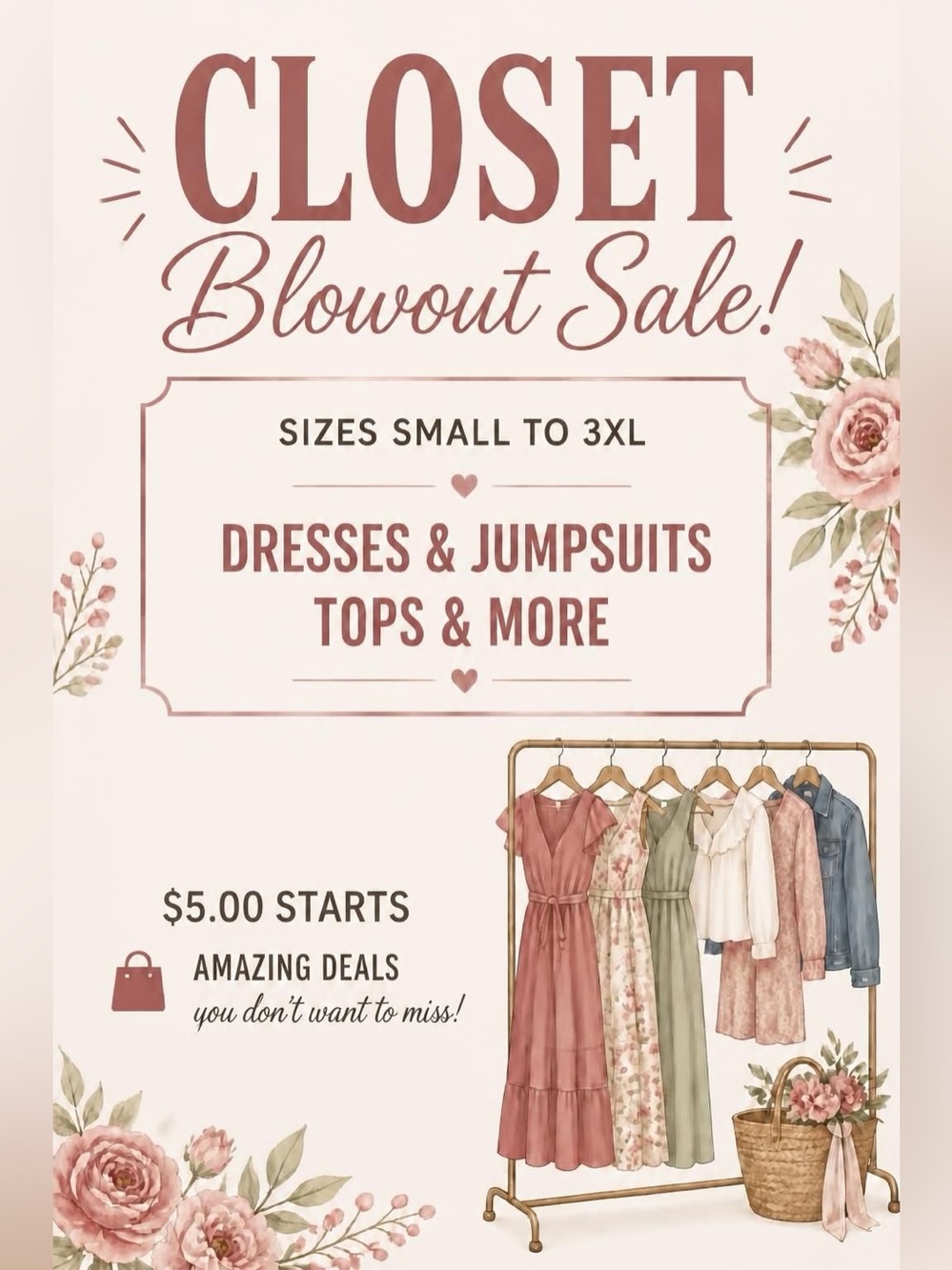 UNLISTED CLOSET CLEANOUT. LIVE SHOW